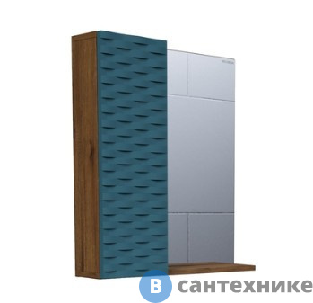 картинка Шкаф-зеркало Grossman АЛЬБА-65 см Лев. веллингтон/бриз (206502)