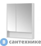 Зеркальный шкаф Акватон Сканди 70 белый (1A252202SD010)