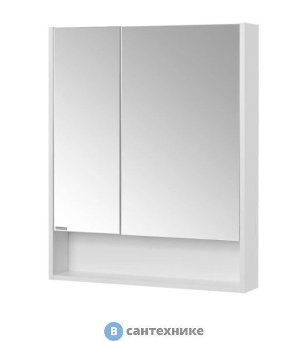 Зеркальный шкаф Акватон Сканди 70 белый (1A252202SD010)