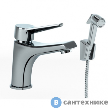 картинка Смеситель Paini Messina MECR205/574 для раковины с гигиеническим душем, хром