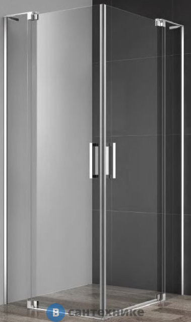 Душевой уголок Cezares SLIDER-A-2-90/100-C-Cr (900-1000)x(900-1000)x1950 без поддона