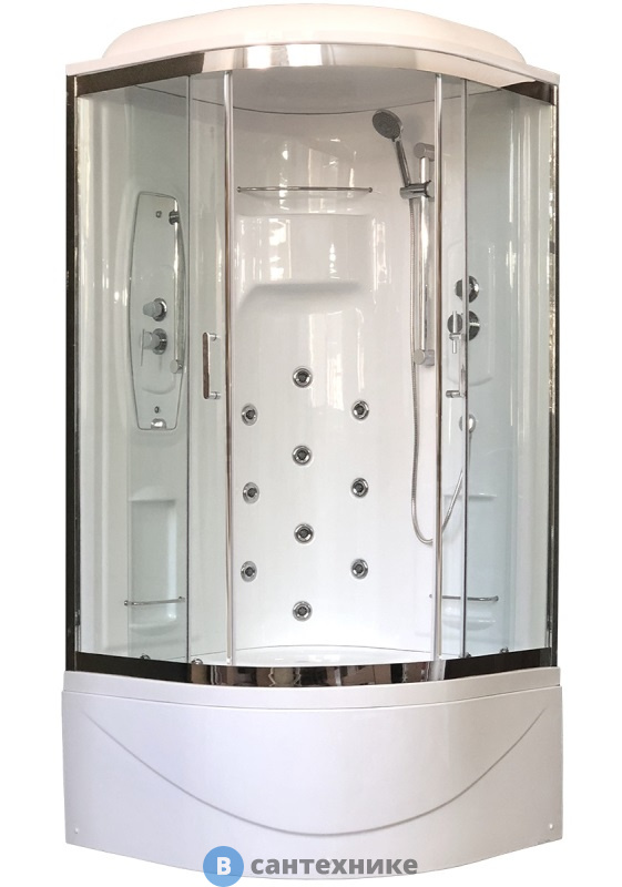 Душевая кабина Royal Bath RB 90NRW-T 900x900x2170 (прозрачное) (RB90NRW-T)