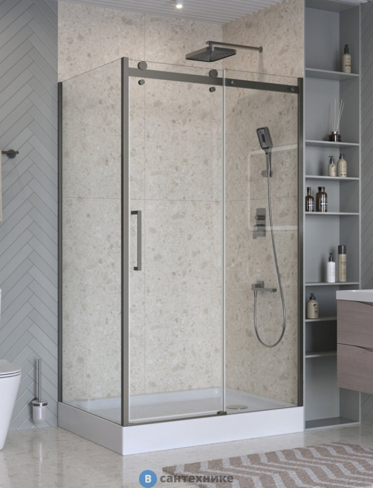 Душевой уголок BelBagno MARINO-2-AH-1-120/90-C-GM без поддона