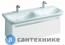 Тумба Keramag MYDAY 824130000 под двойной умывальник /1160х410х405/ (белый глянец)