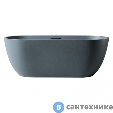 картинка Ванна ABBER Frankfurt AM9941G 170х75 из искусственного камня, серая