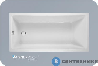 картинка Ванна акриловая VagnerPlast CAVALLO 160*70*45 BIANCO (VPBA167CAV2X-04)