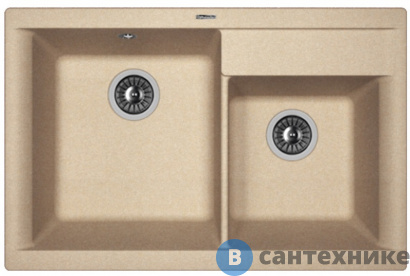 картинка Кухонная мойка FLORENTINA Касси 780, песочный FG (20.230.E0780.107)