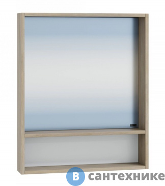 картинка Зеркало СанТа Прима 60 дуб светлый НП (700346)
