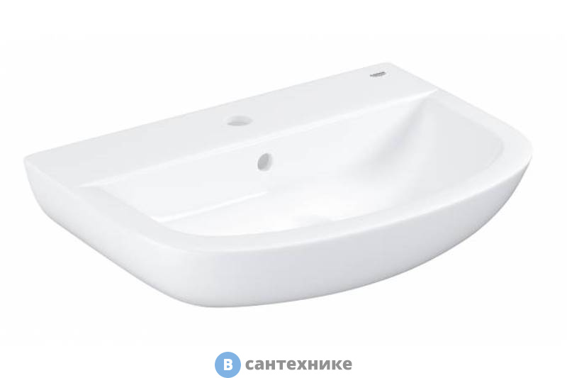 Раковина Grohe 39440000 Bau Ceramic подвесная, 55 см