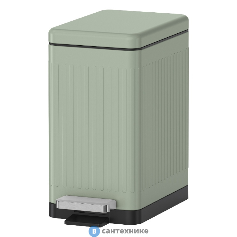 Ведро WELTWASSER WW MAGY MG 15L педальное ведро. светло зеленый