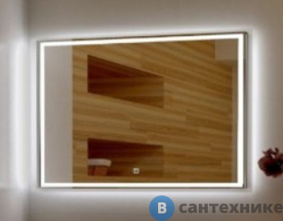 картинка Зеркало с подсветкой Art & MAX Monza 900x800 AM-Mon-900-800-DS-F