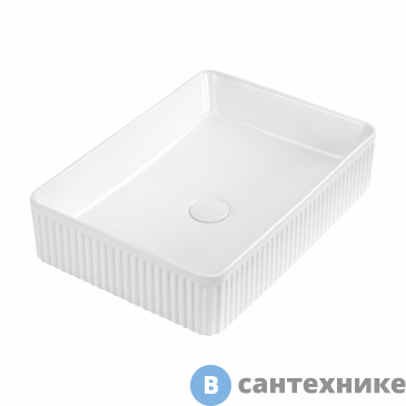 картинка Раковина ABBER Rechteck AC2216 накладная белая