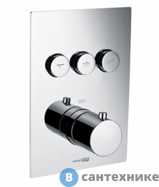 картинка Смеситель WasserKRAFT Neime 1944 Thermo Термостатический для ванны и душа