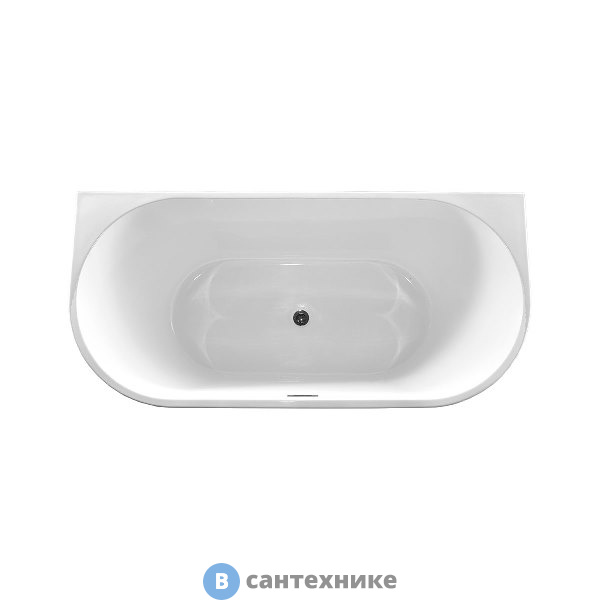 Ванна акриловая Vincea VBT-421-1800, 1800*800*580, белый, слив-перелив хром