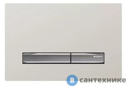 картинка Смывная клавиша Geberit Sigma50 115.788.JL.2, для двойного смыва, металлический хромированный: хромированный