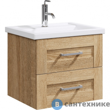 картинка Тумба под раковину Aqwella FOSTER 61 FOS01062DS (подвесная, дуб сонома)