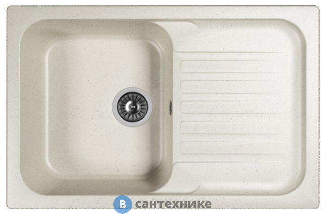 Кухонная мойка Dr. Gans Адель 780, белый СМс (25.090.C0780.401)