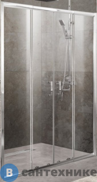 картинка Душевая дверь BelBagno UNIQUE-BF-2-170/200-C-Cr ((1700-2000)x1900 ) в нишу