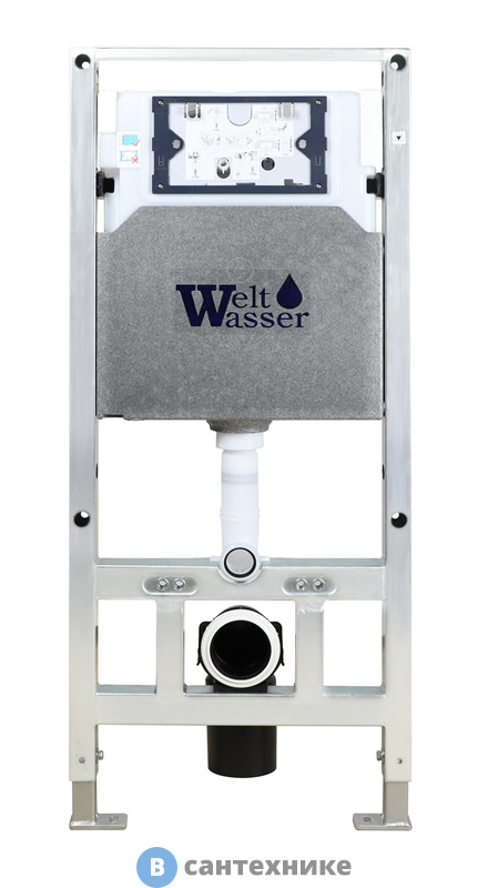 Инсталляция WELTWASSER WW AMBERG 506 ST для подвесного унитаза без кнопки