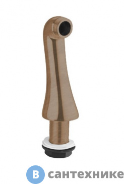 картинка Ножка Gattoni Accessori (1 шт) для установки смесителя на борт ванны, н125мм, бронза / *для установки смесителя требуется 2 шт. (1544/00V0br)