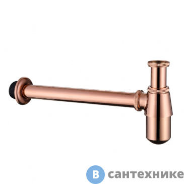картинка Сифон для раковины ABBER AF0032RG розовое золото
