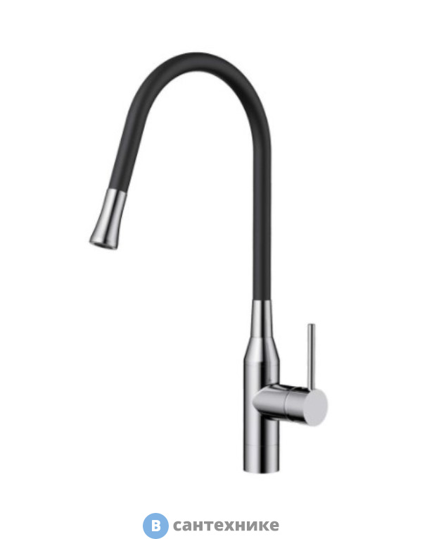 Смеситель OMOIKIRI Yatomi-BN-BL нержавеющая сталь/черный (4994247)