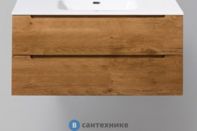 Тумба BelBagno ETNA 100 со столешницей и накладной раковиной подвесная, etna100rn-kepmco-1338-set