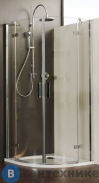 картинка Душевое ограждение Duschwelten МК 800 RD/4 R550 5012005001020 6 mm 1000*1000*1950