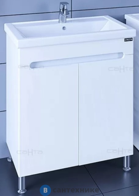 Тумба под раковину СанТа Лондон-70 напол. ум. Фостер 70 (224016)