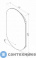 картинка Зеркало Континент Fleur Led 700х1200 с бесконтактным сенсором, теплая подсветка (ЗЛП328)