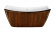 Акриловая ванна Lagard MEDA Brown Wood