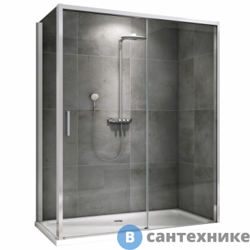 картинка Душевой уголок ABBER Komfort AG93160-S102 160*100*200, без поддона