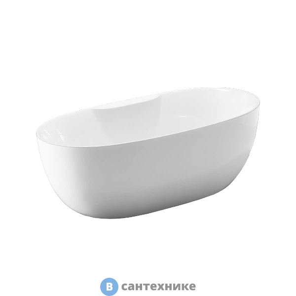 Ванна акриловая Vincea VBT-405B-1700, 1700*800*580, белый, слив-перелив хром