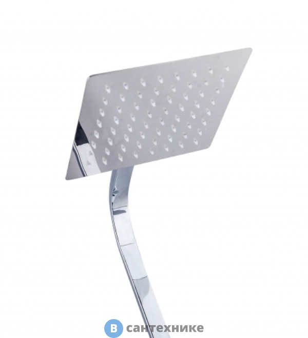 Верхний душ WELTWASSER WW HS 25S квадратный s25 Металл. Хром.