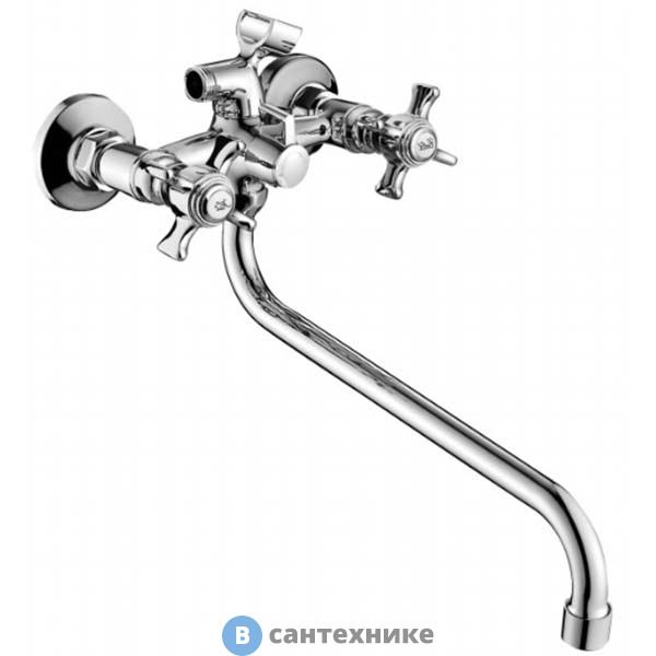 Смеситель Agger Retro-X A1722200 универсальный для ванны, хром