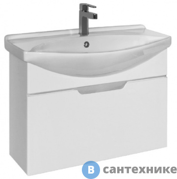 картинка Тумба под раковину Dreja Laguna 85 New, белая (99.0103.)