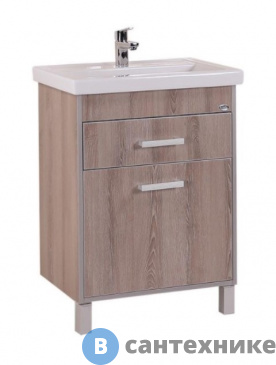 картинка Тумба с раковиной Onika НАТАЛИ 60.13 (2 ящ.) (106001)