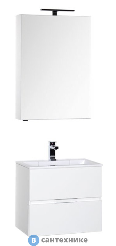 Комплект мебели Aquanet Алвита 60 белый (184619)