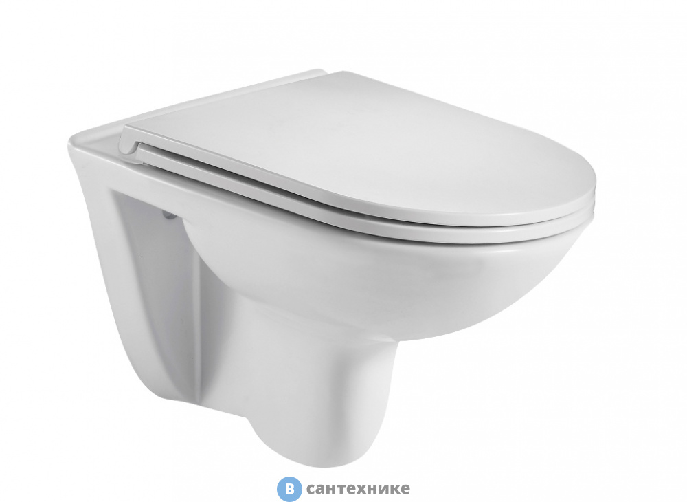 Унитаз с инсталляцией WELTWASSER и кнопкой смыва (MARBERG 410 + BAARBACH 004 GL-WT + MAR 410 SE MT-BL)