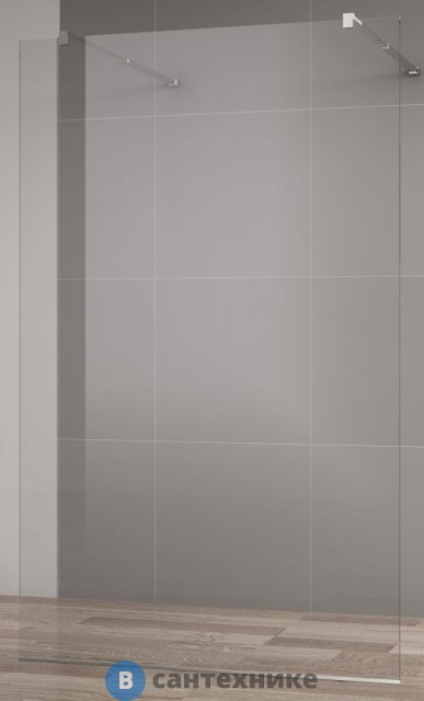 Душевая перегородка Cezares LIBERTA-L-2-130-C-Cr с возможностью двустороннего входа 1300x1950 мм