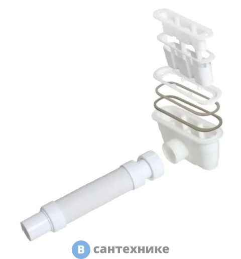 Сифон с гидрозатвором Cezares TRAY-AS-01 для поддона
