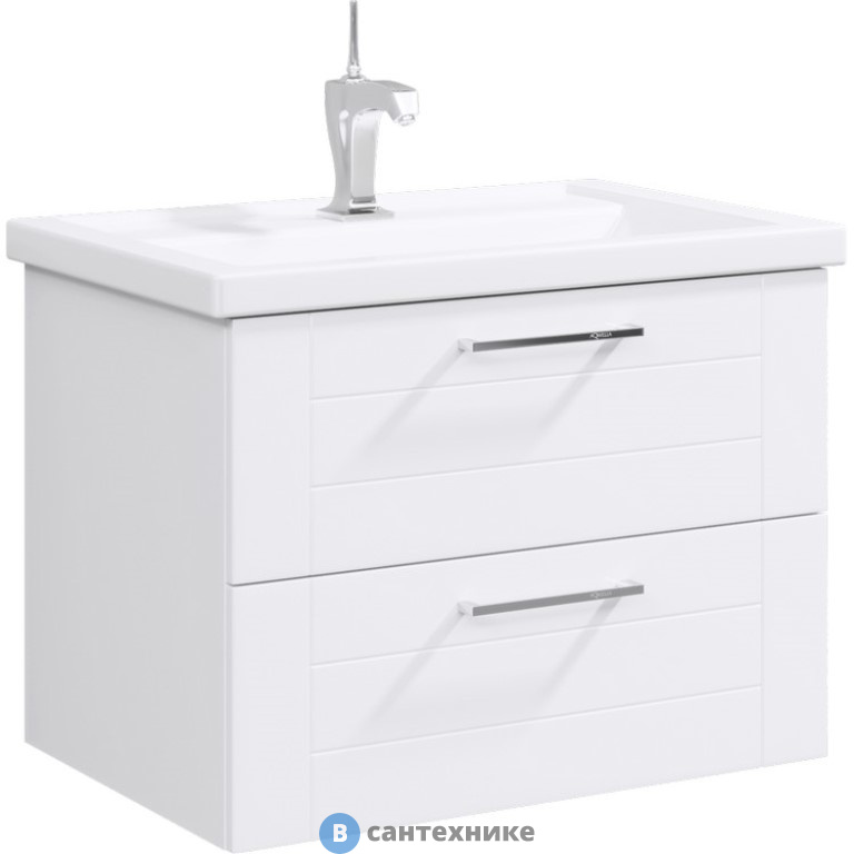 Тумба под раковину Aqwella MANCHESTER 71 MAN01072 (подвесная, белый)