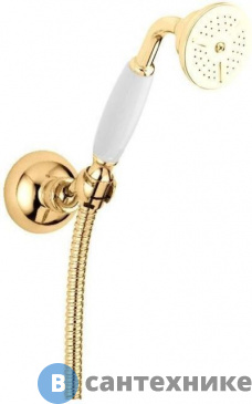 картинка Ручной душ Paffoni ZDUP035GF золото
