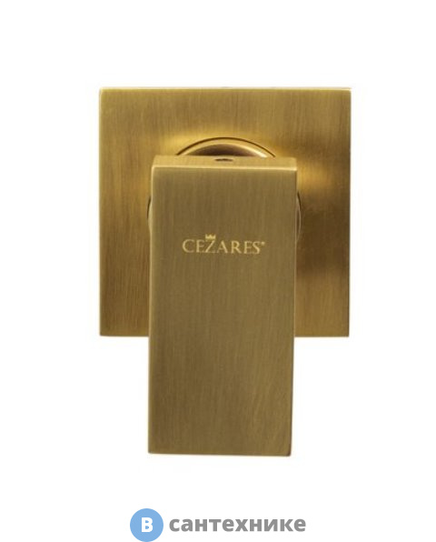 Смеситель Cezares UNIKA-DIM-02 встраиваемый, однорычажный для душа, бронза