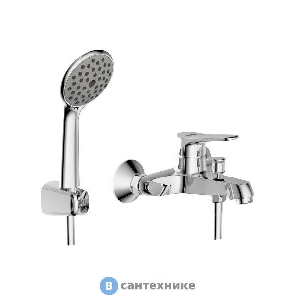 Смеситель Bravat Eco F6111147C-B для ванны с коротким изливом