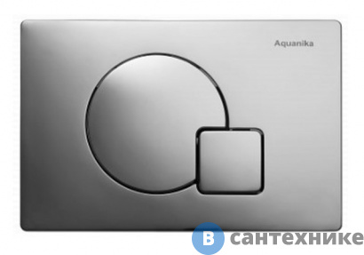 картинка Клавиша смыва Aquanika 01.02.10 BASIC Q-type (хром)