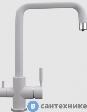 картинка Смеситель для кухни Domaci Солерно UQ-019-04 платина (550867)