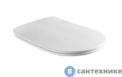 картинка Сиденье AXA Eva AF8812 с крышкой для унитаза, soft-close, White Matt