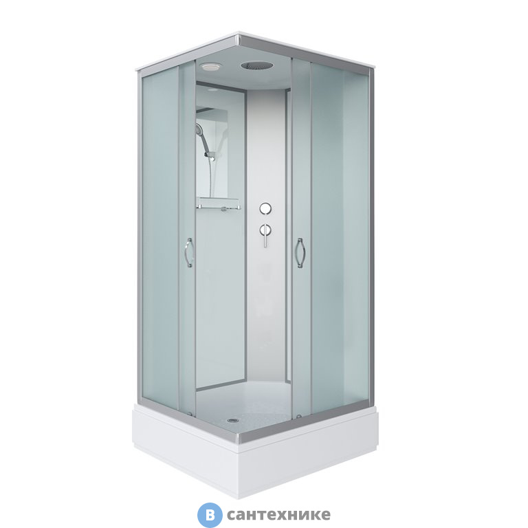 Душевая кабина Niagara NG-33984-14Q (900х800х2150) средний поддон (26 см) стекло матовое