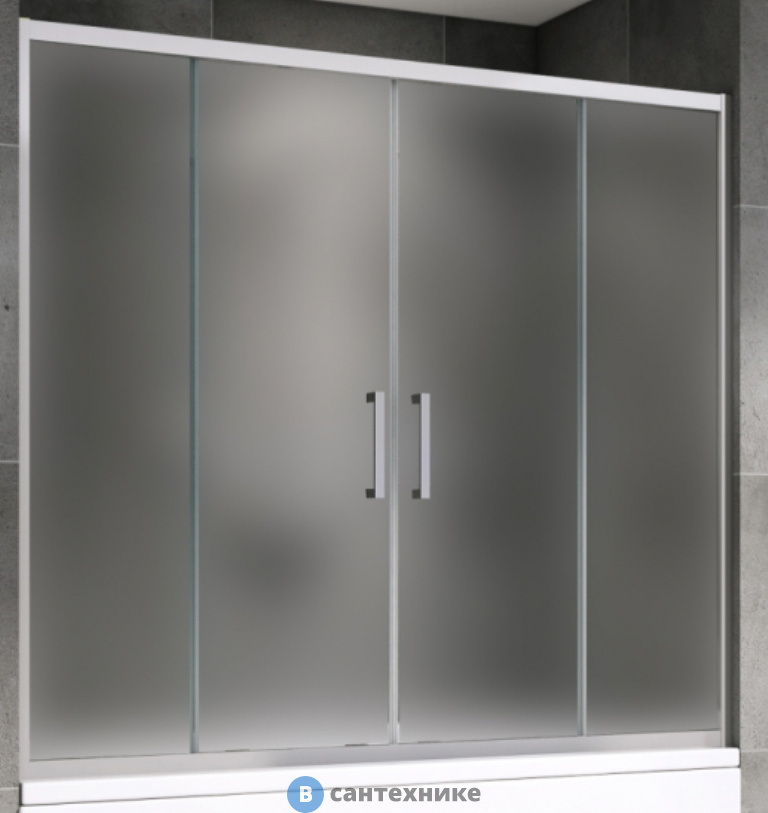 Шторка на ванну ABBER Schwarzer Diamant AG57150M